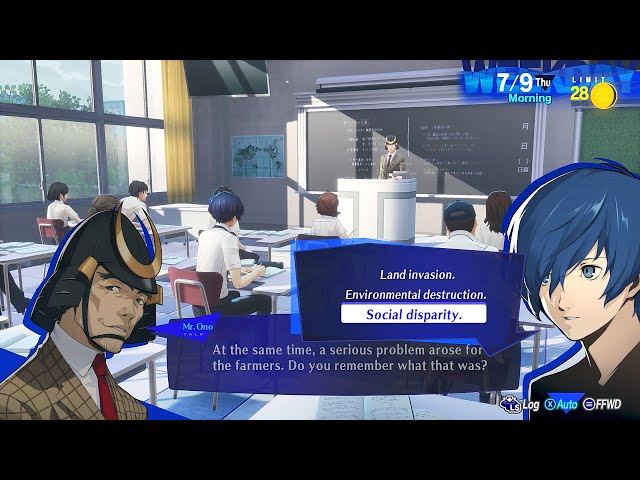 9th July Question: What serious problem arose for the farmers during feudalism | Persona 3 Reload