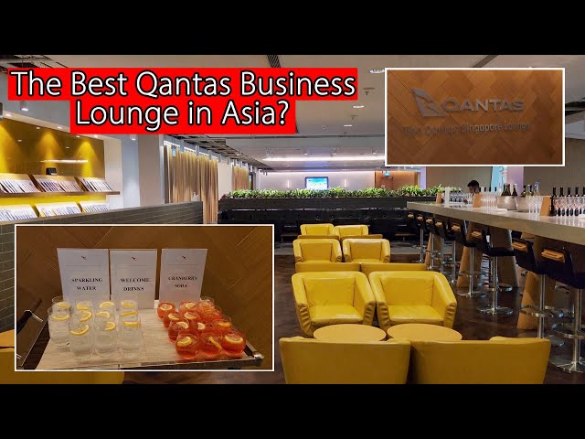 Qantas Singapore Business Lounge Review