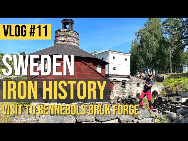 VLOG #11 VISIT TO BENNEBOLS BRUK IRON FORGE | HOLIDAY IN SWEDEN