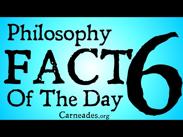Philosophy Fact of the Day 6 #Shorts