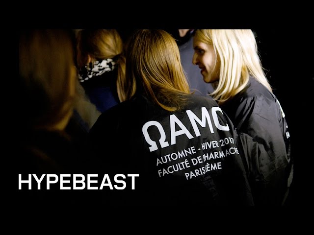 OAMC Backstage at 2017 Fall/Winter Show