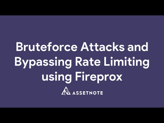 Bruteforce Attacks and Bypassing Rate Limits with Fireprox