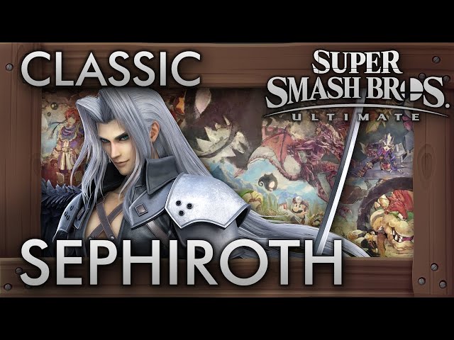 Super Smash Bros. Ultimate: SEPHIROTH Classic Mode - 9.9 Intensity No Continues