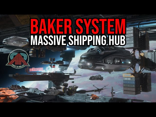 Star Citizen Baker System - MASSIVE Shipping Hub & Inhospitable Planets