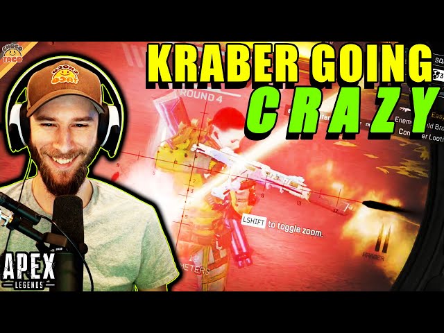 KRABER GOING CRAZY WOW BAM BAM PEW PEW PEW - chocoTaco Apex Legends Caustic Gameplay | New Season