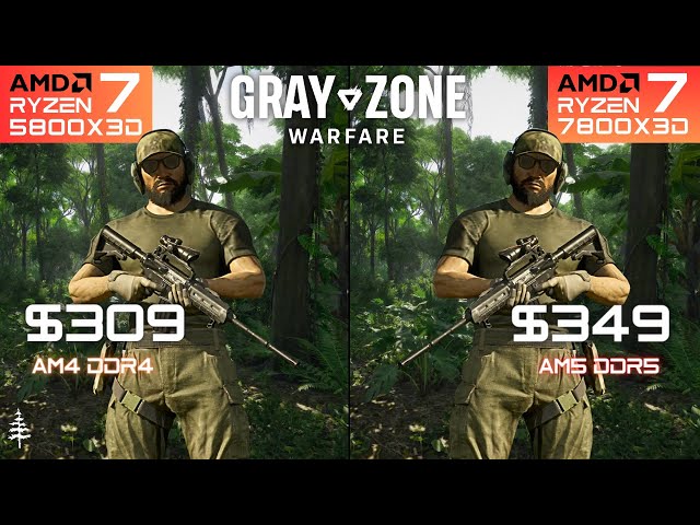 5800X3D vs 7800X3D | Worth the Upgrade for Gray Zone Warfare?
