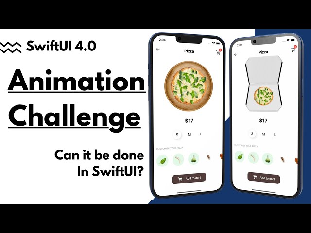 SwiftUI Animation Challenge - Pizza Animation - SceneKit - 3D Objects - Xcode 14 - SwiftUI Tutorials