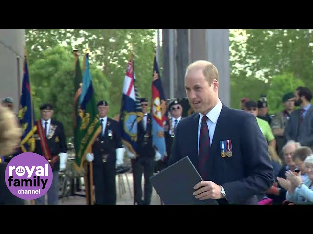 The Duke of Cambridge attends D-Day service at National Arboretum