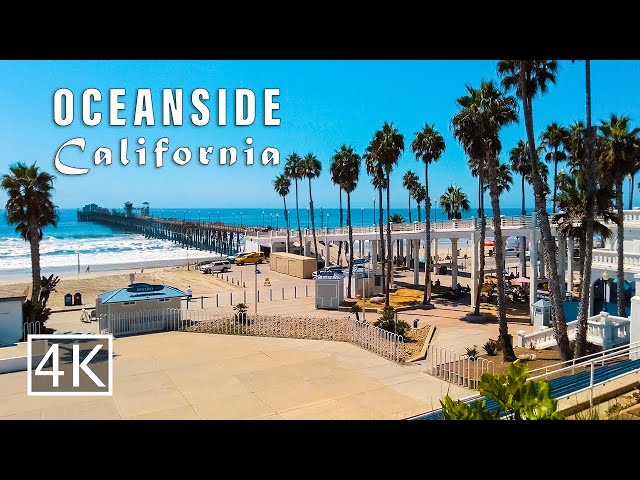 [4K] Top Gun House and Oceanside Pier in San Diego County California