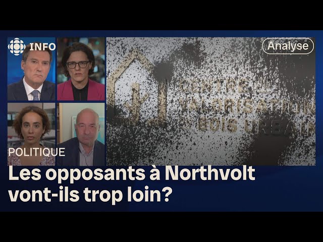 Panel politique : Northvolt victime de vandalisme
