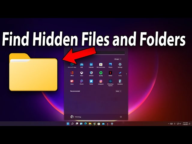 How To Find Hidden Files and Folders in Windows 11