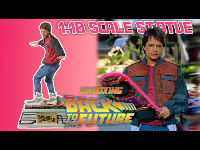 Marty McFly On Hoverboard 1:10 Scale Statue | Back To The Future Part II