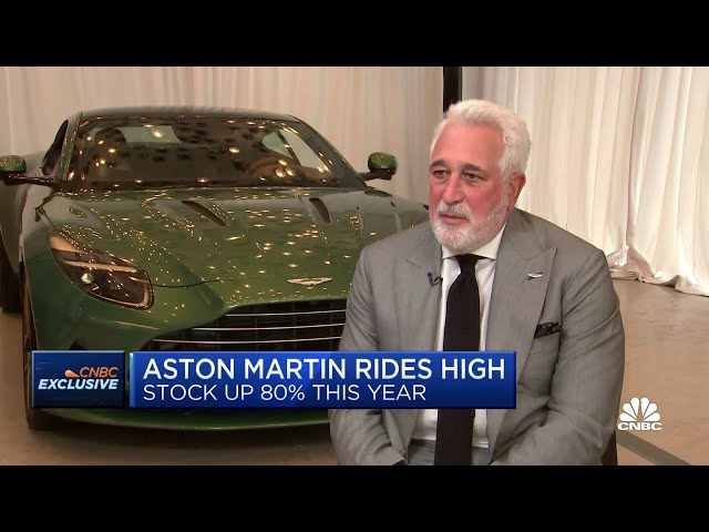 Aston Martin's Lawrence Stroll explains why the company stock spiked this year