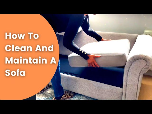 4 Steps to Spot Cleaning & Maintaining Your Sofa