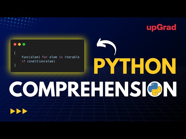 List Comprehension Python | Python List Comprehension | List Comprehension in Python | upGrad