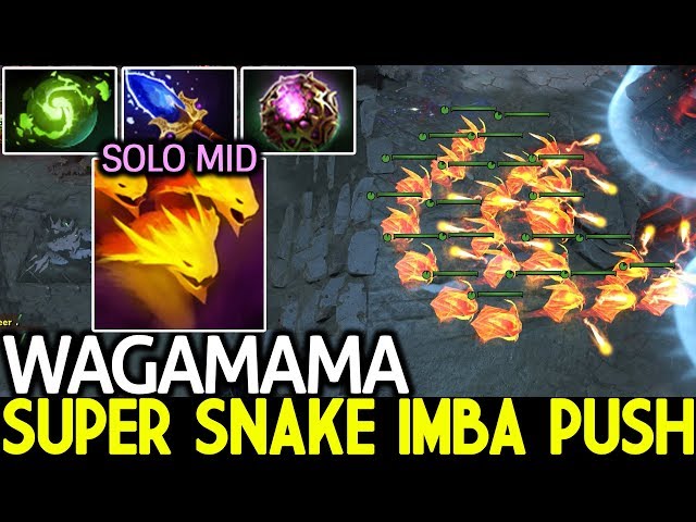 Wagamama [Shadow Shaman] 2X Ultimate Super Snake Imba Push 7.21 Dota 2