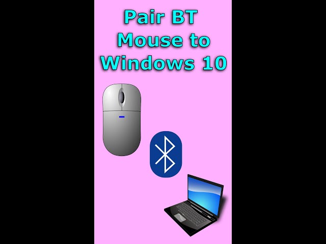 How to pair a Bluetooth mouse to Windows 10 #shorts