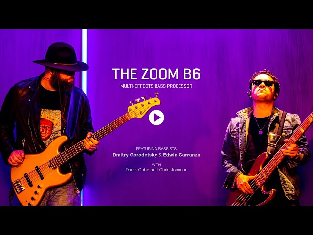 Introducing the Zoom B6 Bass Multi-Effects Processor