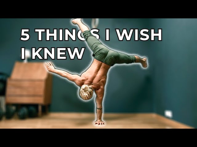 ONE ARM HANDSTAND | 5 things I wish I knew | OAHS Tutorial video with tips
