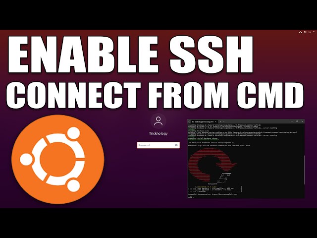 How to Enable SSH on Ubuntu and Connect From CMD