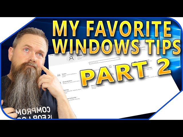 Helpful Windows 10 Tips And Tricks Everyone Should Know Part 2