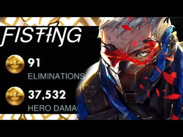 91 ELIMS - AIM OR GOD?! GALE INSANE SOLDIER 76! 30K DMG! [ OVERWATCH 2 TOP 500 ]