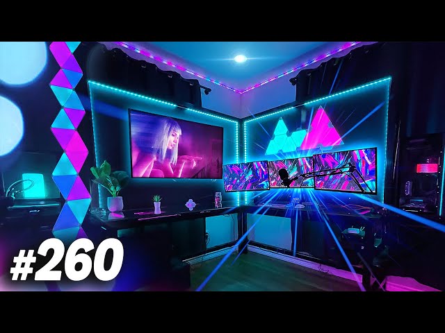 Room Tour Project 260 - BEST Desk & Gaming Setups!