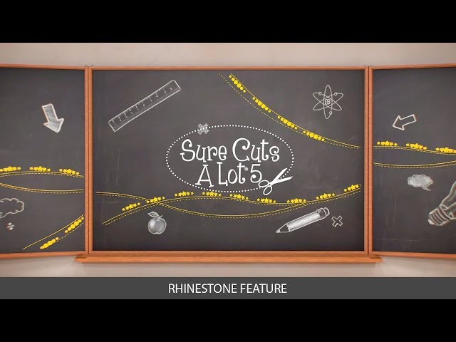 Sure Cuts A Lot Classroom - Rhinestone Feature