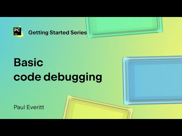 Basic code debugging in PyCharm | Getting started