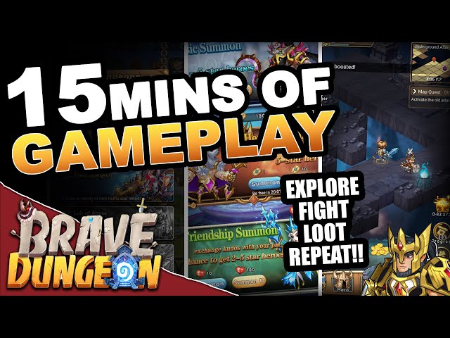 What is Brave Dungeon? GAMEPLAY - Brave Dungeon: Roguelite IDLE RPG