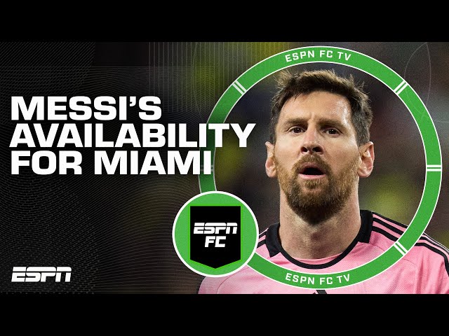 Martino: I imagine Messi WILL NOT play Saturday 😳 How will Inter Miami handle the injury? | ESPN FC