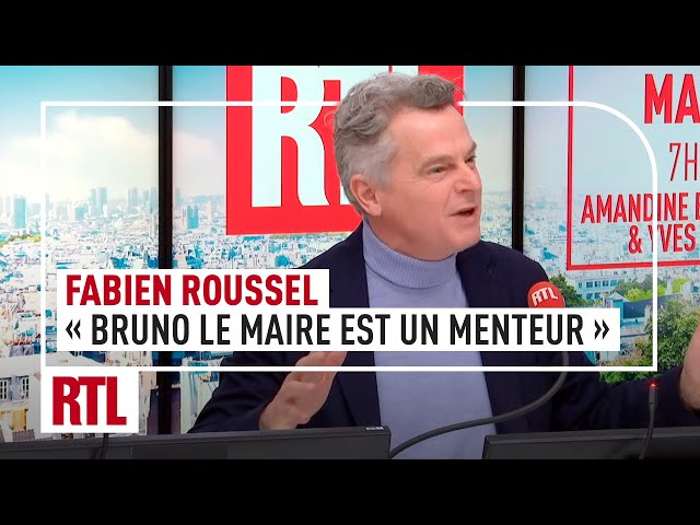 Impôts : "Bruno Le Maire est un menteur", selon Fabien Roussel