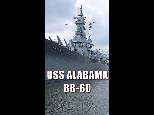 USS Alabama BB-60 US Navy Battleship #shorts #worldofwarships #warships #navalhistory #ww2 #history