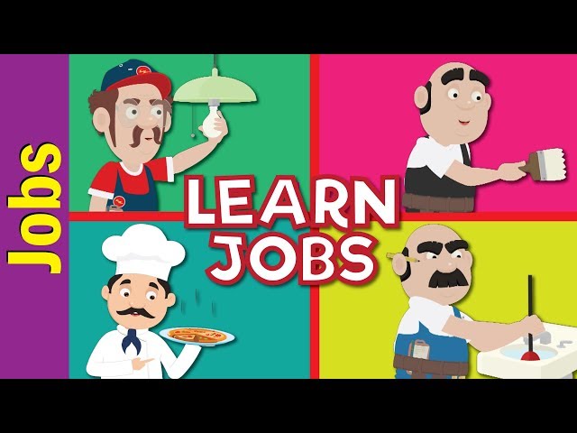 Jobs and Occupations for Kids | What Do They Do? | Kindergarten, EFL and ESL | Fun Kids English