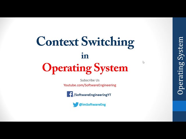 OS Context Switching | Context Switch in Operating System in Hindi
