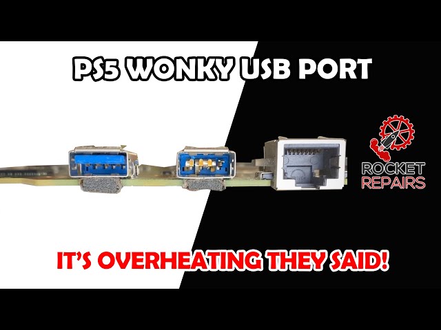 BROKEN PS5 REPAIR - USB PORT IS MASHED!