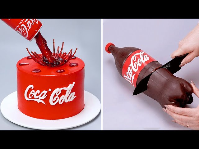 Fun and Creative Coca-Cola Chocolate Cake Decorating Ideas | So Tasty Cake Tutorials