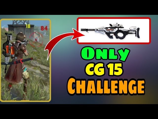 Rank CG15 Gun Challenge || New Gun CG15 || Garena Free Fire - Desi Gamers