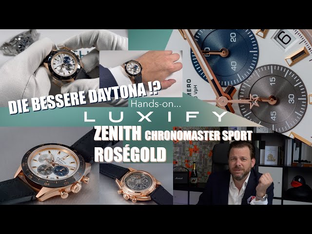 Die bessere Rolex Daytona? Die neue Zenith Chronomaster Sport Roségold im Luxify Review!