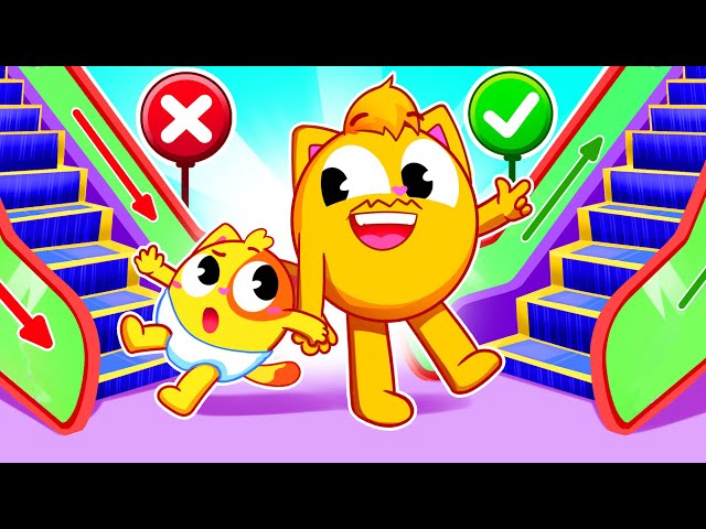 Magic Stairs for Kids | Safety Rules Songs For Baby & Nursery Rhymes by Toddler Zoo