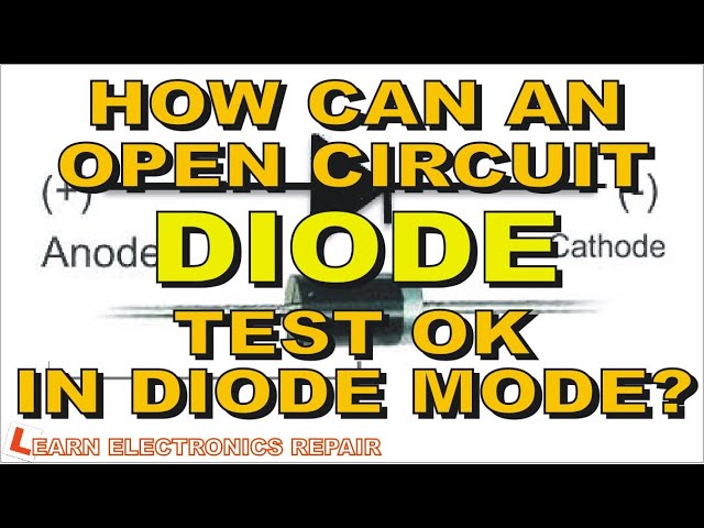 How Can A FAULTY Rectifier Diode Test OK In Diode Mode?