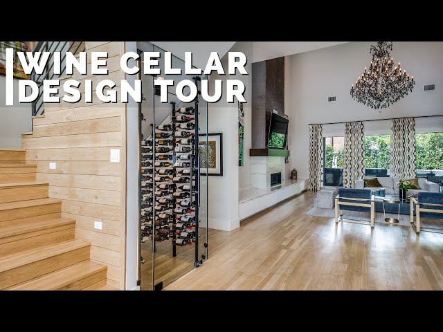 Glass Understairs Wine Cellar - Custom Wine Cellar Tour