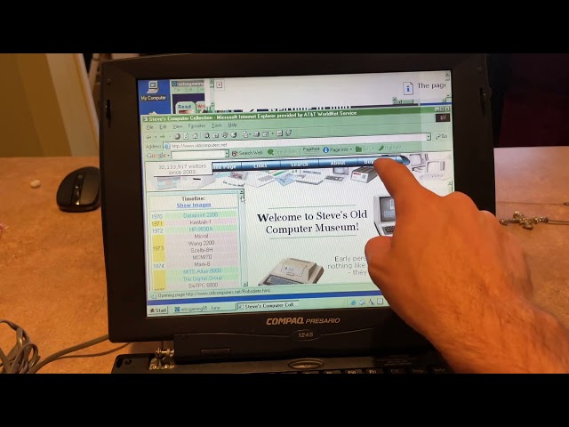 Checking out some websites on Windows 98!- Email on dialup - Part 2