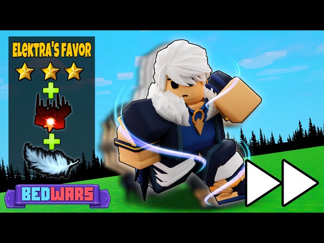 *NEW* ELEKTRA’S FAVOR + LIGHT STEP Gives Zephyr Kit A GODLY SPEED In Roblox Bedwars