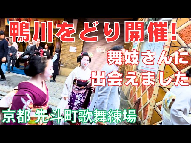 華やかに芸舞妓さんが💕大集合～鴨川をどり開催〈先斗町歌舞練場〉Maiko💕Pontocho Kyoto Japan