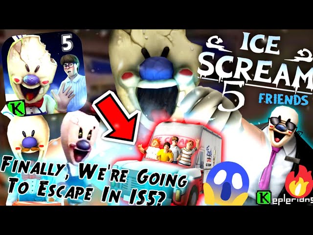 Finally, We're Going To Escape In ICE SCREAM 5 FRIENDS? | Ice Scream 5 Escape Ending | Keplerians