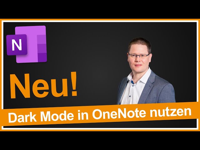 DARK MODE! OneNote App im dunklen Modus nutzen.