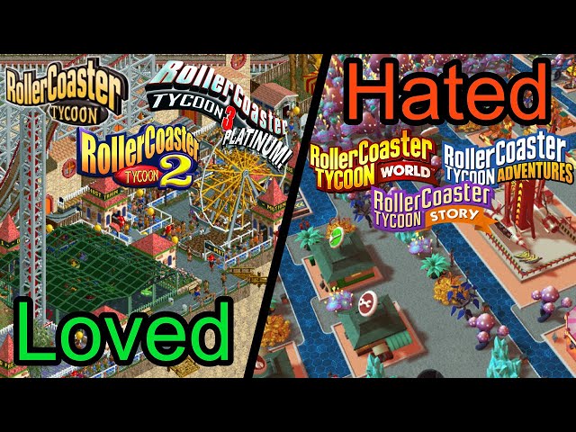 LOVED❤️ To 🔥HATED -🎢The History Of RollerCoaster Tycoon