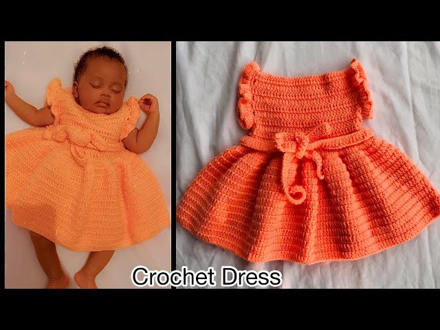 Crochet Baby Dress ( 0 to 12 years)