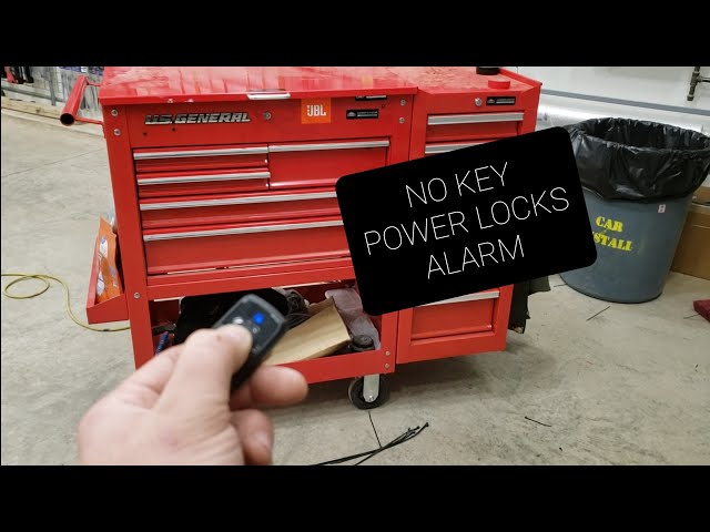Tool Box Alarm with Power Locks!